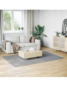 Tappeto Soffice a Pelo Corto 160x230 cm Antiscivolo Grigio