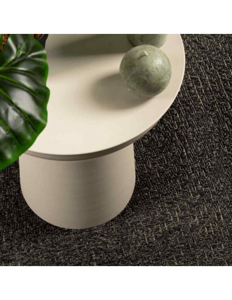Tappeto ZIZUR Antracite 120x170 cm Aspetto Iuta Interni Esterni