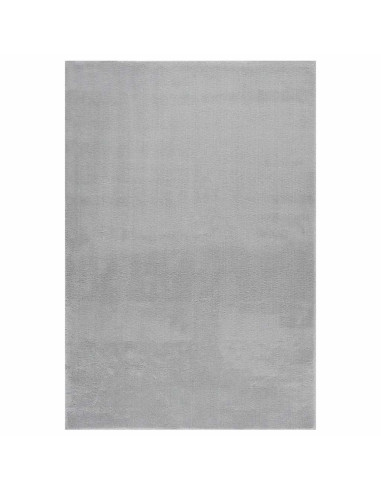 Tappeto Soffice a Pelo Corto 160x230 cm Antiscivolo Grigio