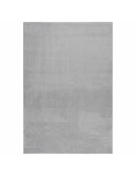 Tappeto Soffice a Pelo Corto 160x230 cm Antiscivolo Grigio
