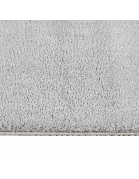 Tappeto Soffice a Pelo Corto 160x230 cm Antiscivolo Grigio