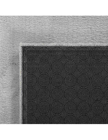 Tappeto Soffice a Pelo Corto 160x230 cm Antiscivolo Grigio
