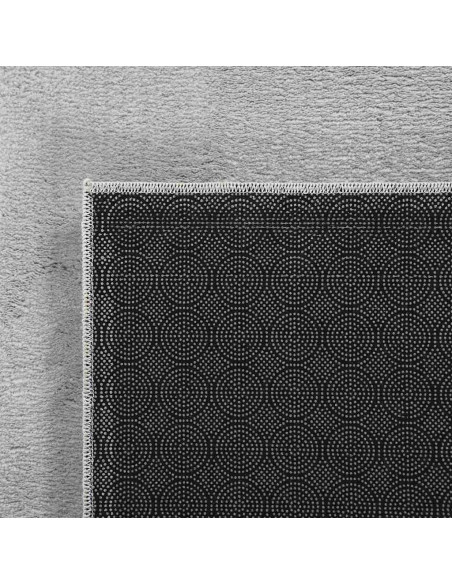 Tappeto Soffice a Pelo Corto 160x230 cm Antiscivolo Grigio