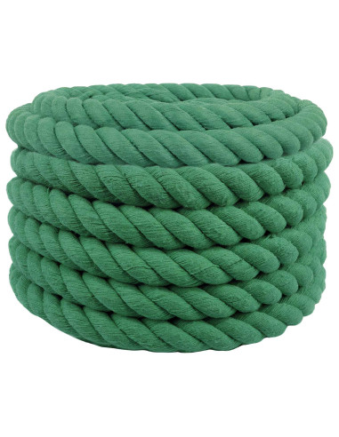 Corda Verde 4 x 4 x 500 cm Cotone