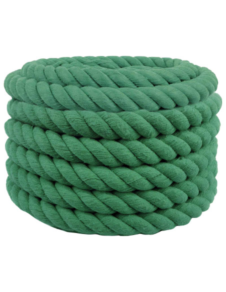 Corda Verde 5 x 5 x 500 cm Cotone