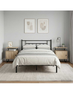 Armadio da Notte 2 pz Rovere Sonoma Legno ingegnerizzato