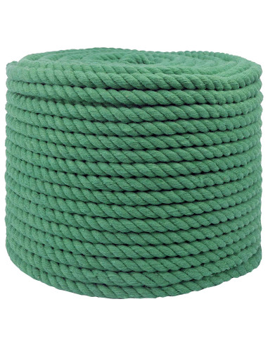 Corda Verde 1,2 x 1,2 x 25000 cm Cotone