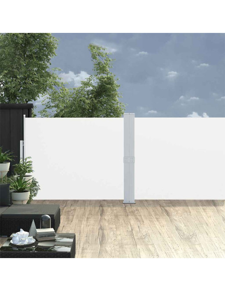 Tenda da Sole Laterale Retrattile Crema 170x1000 cm
