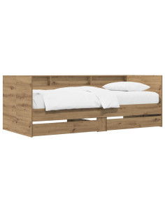 Telaio del letto con storage Rovere Artigianale 80 x 200 cm