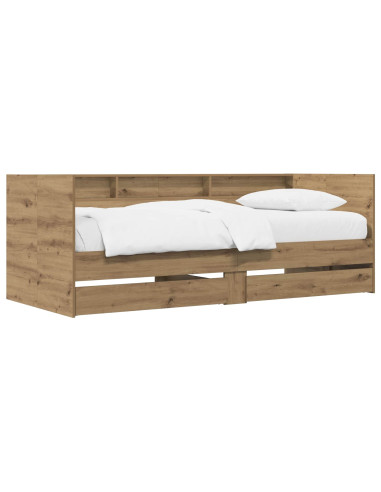 Telaio del letto con storage Rovere Artigianale 80 x 200 cm