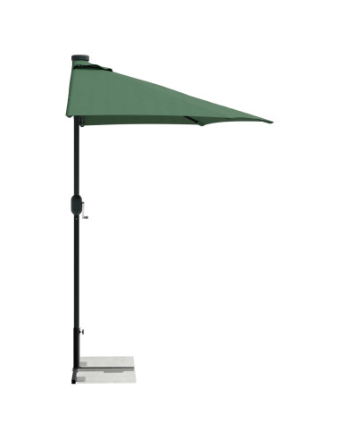 Telaio Base per Parasol a Mezza Nero Acciaio for 32-38 mm Pole
