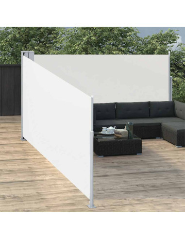 Tenda da Sole Laterale Retrattile Crema 170x1000 cm