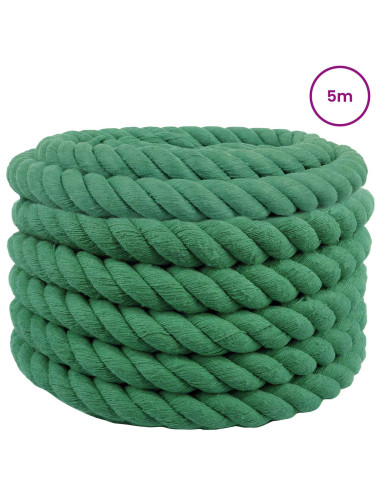Corda Verde 4 x 4 x 500 cm Cotone