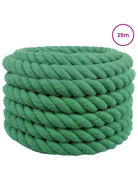 Corda Verde 4 x 4 x 2500 cm Cotone