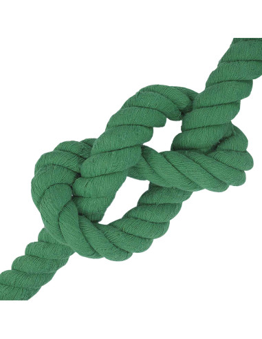 Corda Verde 6 x 6 x 1000 cm Cotone