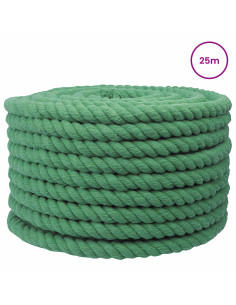 Corda Verde 1,6 x 1,6 x 2500 cm Cotone 2