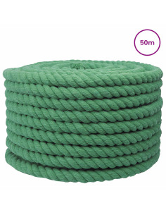 Corda Verde 1,6 x 1,6 x 5000 cm Cotone 2