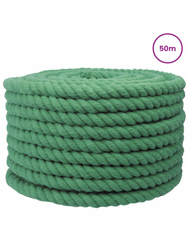 Corda Verde 2,4 x 2,4 x 5000 cm Cotone