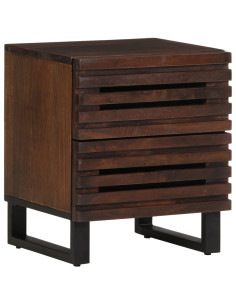 Comodini 2pz 40x34x46 cm in Legno Massello di Mango