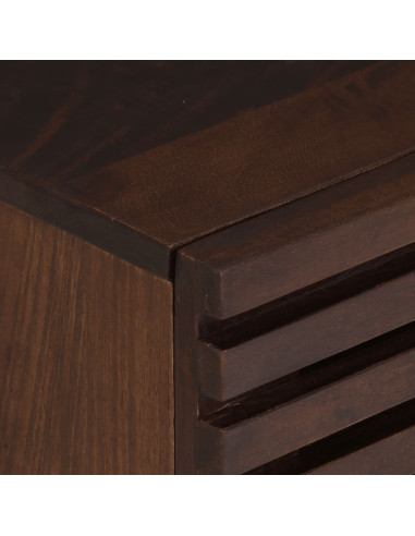 Comodini 2pz 40x34x46 cm in Legno Massello di Mango