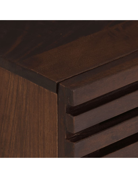 Comodini 2pz 40x34x46 cm in Legno Massello di Mango