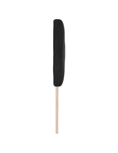 Testiera Nero 180 cm Velluto