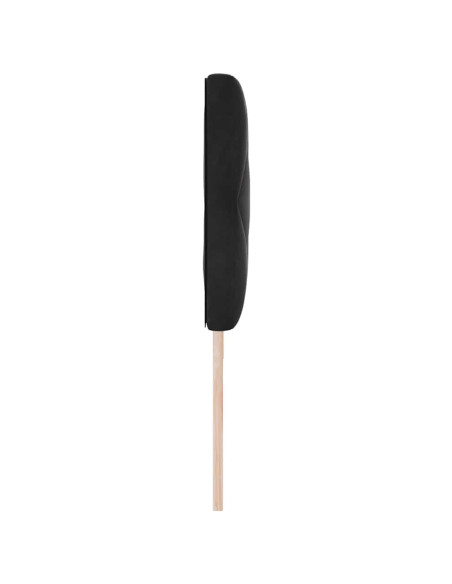 Testiera Nero 180 cm Velluto