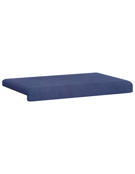 Cuscino per panchina Velluto (V) Blu Polizia Profondità 35 cm