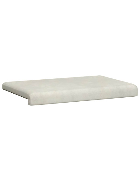 Cuscino per panchina Velluto (V) Crema Profondità 35 cm