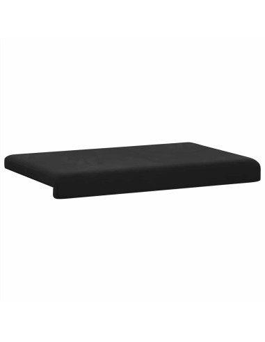 Cuscino per panchina Velluto (V) Nero Profondità 35 cm