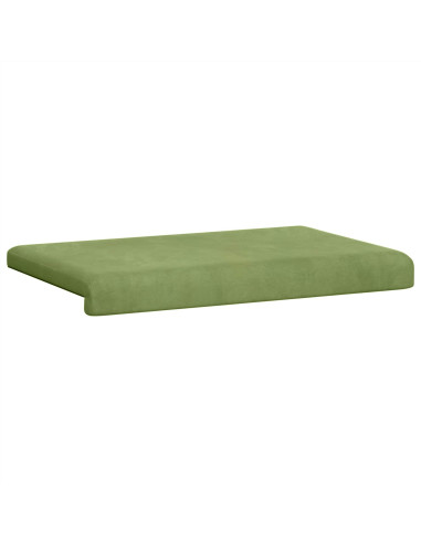 Cuscino per panchina Velluto (V) Verde chiaro Profondità 35 cm