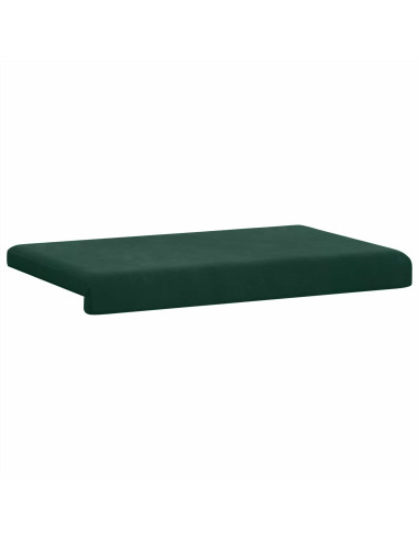 Cuscino per panchina Velluto (V) Verde Scuro Profondità 35 cm