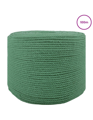 Corda Verde 0,4 x 0,4 x 10000 cm Cotone