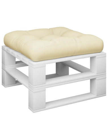 Cuscino per Pallet Sabbia 58x58x10 cm in Tessuto