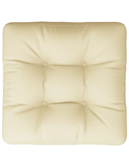 Cuscino per Pallet Sabbia 58x58x10 cm in Tessuto