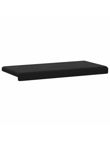 Cuscino per panchina Velluto (V) Nero Profondità 35 cm