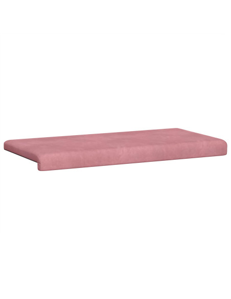 Cuscino per panchina Velluto (V) Rosa Profondità 35 cm