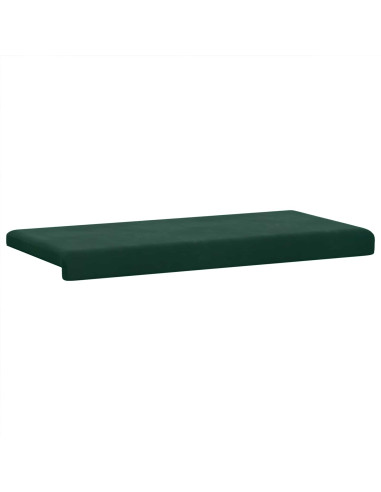 Cuscino per panchina Velluto (V) Verde Scuro Profondità 35 cm