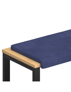 Cuscino per panchina Velluto (V) Blu Polizia Profondità 35 cm 2