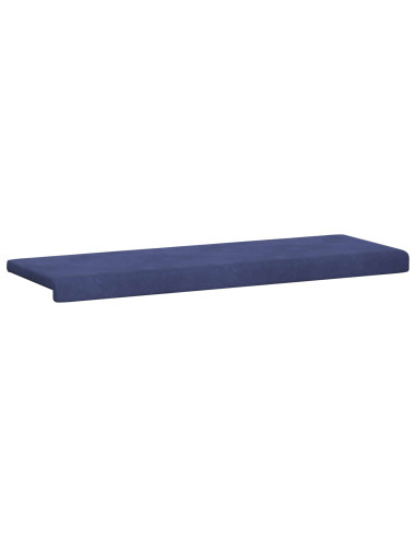 Cuscino per panchina Velluto (V) Blu Polizia Profondità 35 cm