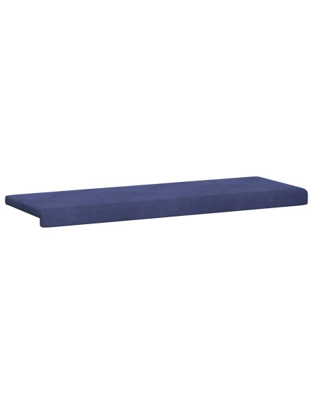 Cuscino per panchina Velluto (V) Blu Polizia Profondità 35 cm