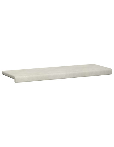 Cuscino per panchina Velluto (V) Crema Profondità 35 cm