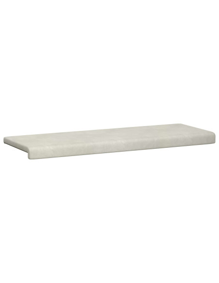 Cuscino per panchina Velluto (V) Crema Profondità 35 cm