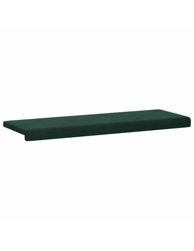 Cuscino per panchina Velluto (V) Verde Scuro Profondità 35 cm