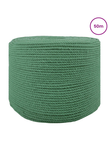 Corda Verde 0,8 x 0,8 x 5000 cm Cotone
