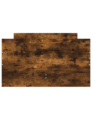 Telaio del letto con storage Rovere Fumo 80 x 200 cm