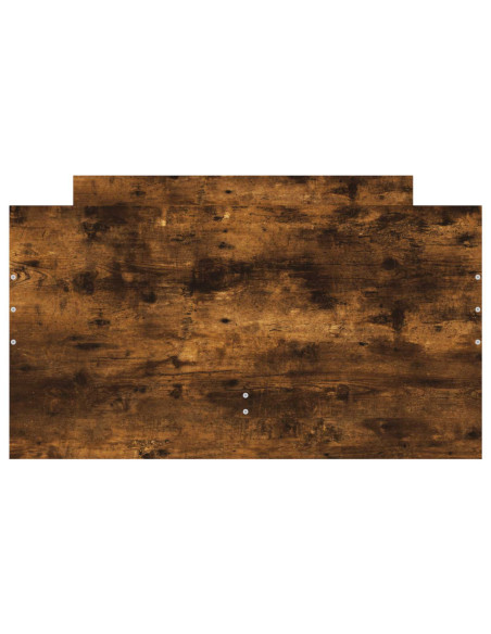 Telaio del letto con storage Rovere Fumo 80 x 200 cm