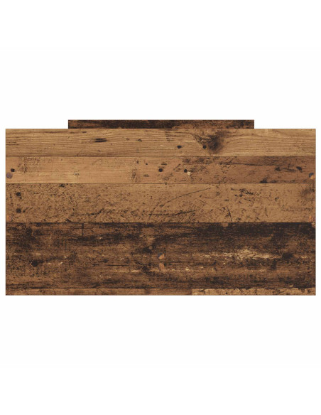 Telaio del letto con storage Legno antico 80 x 200 cm