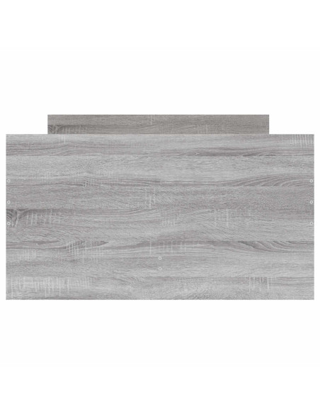 Telaio del letto con storage Grigio Cemento 80 x 200 cm