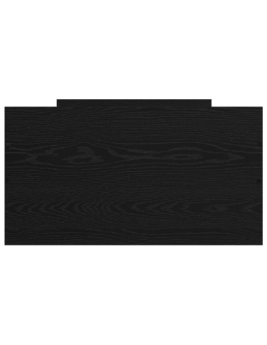 Telaio del letto con storage Rovere Nero 80 x 200 cm